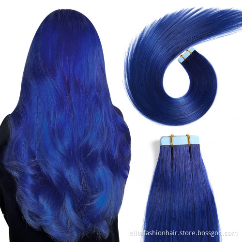 Tape In Hair Extensions Human Hair Remy 20pcs/set Skin Weft Real Natural Hair Extension